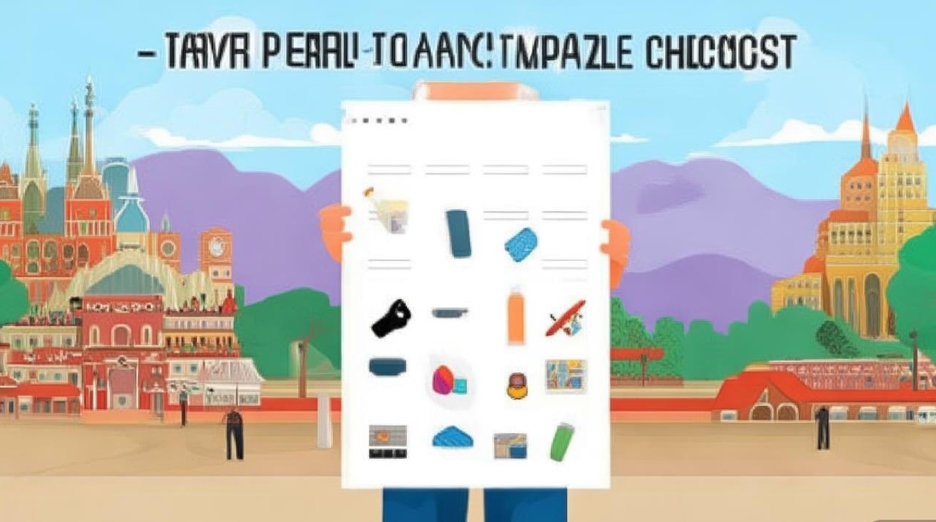 旅游景点自由行必备清单,都有哪些东西不能少?