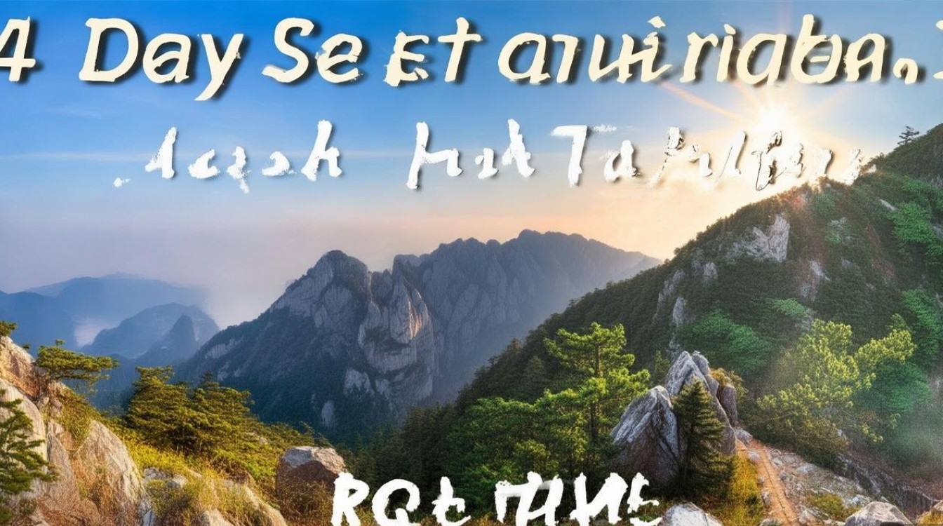 黄山4天自由行攻略,有哪些隐藏景点和最佳游玩路线?