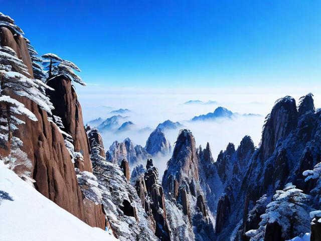 黄山冬天旅游攻略，黄山冬季游，如何制定完美的旅行攻略？