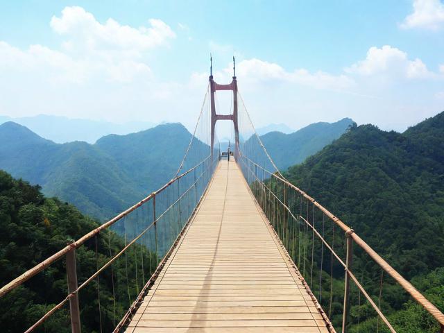 哪里有吊桥的旅游景点