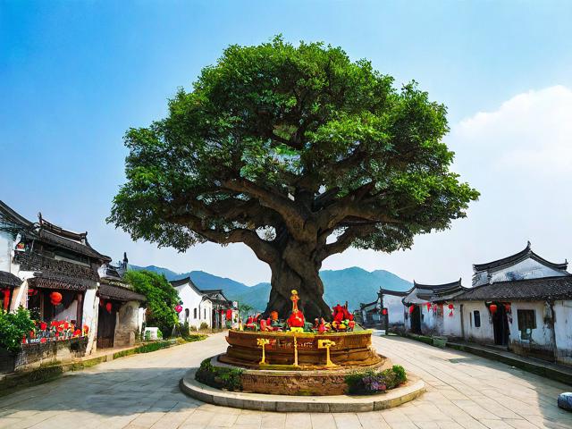 东华村潮乡旅游景点许愿树在哪里