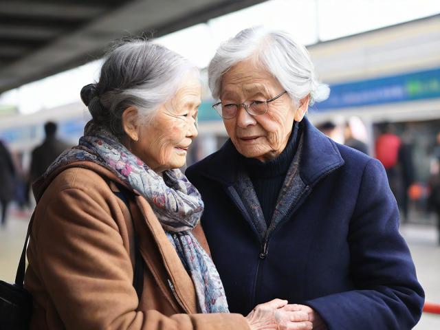 揭秘百岁母亲亲自迎接七旬女儿背后的故事与情感纽带
