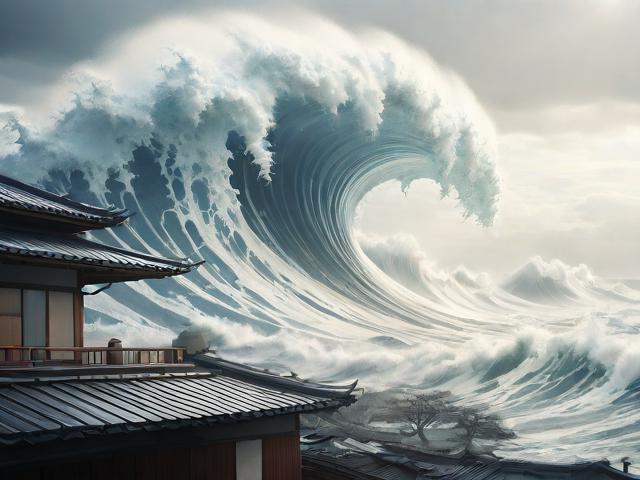 日本海啸危机，民众屋顶紧急避难全纪实