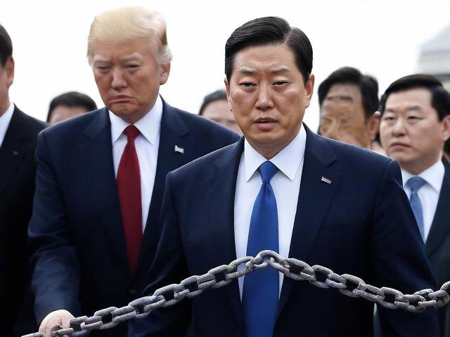 大批韩国人在美国被拴铁链带走背后的真相揭秘