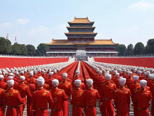 受阅方队退场何以如巨龙游走般整齐划一?